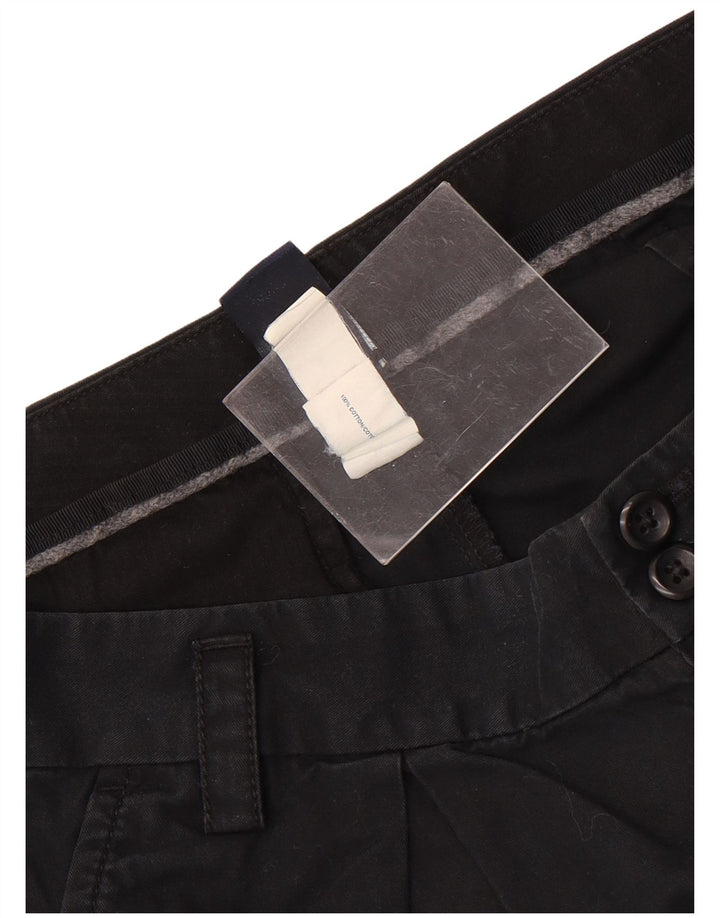 Pantaloncini chino da donna Gap UK 12 medi W32 cotone nero
