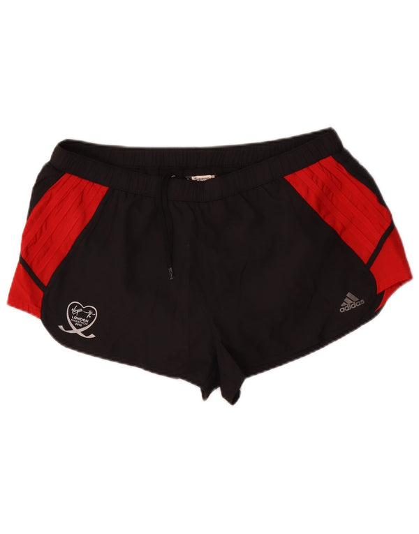 Pantaloncini sportivi Adidas Climacool da donna UK 16 Large Black Colourblock