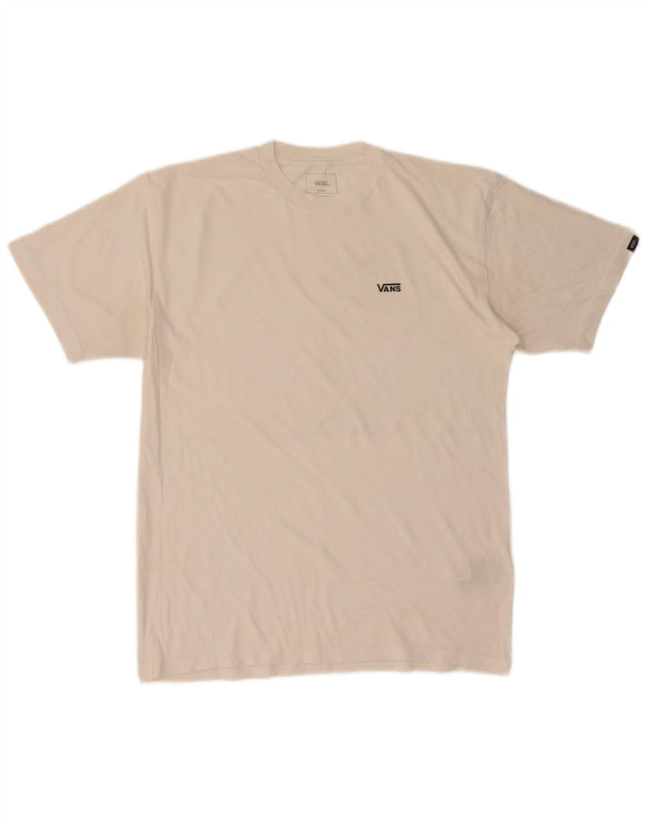 T-shirt da uomo con vestibilità classica VANS, colore bianco medio