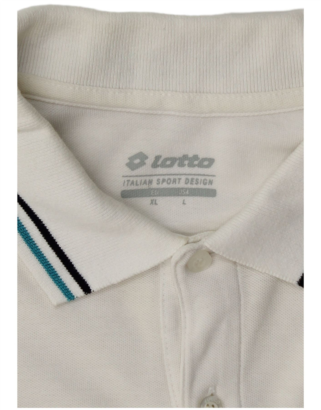 Polo da uomo Lotto Large Bianca