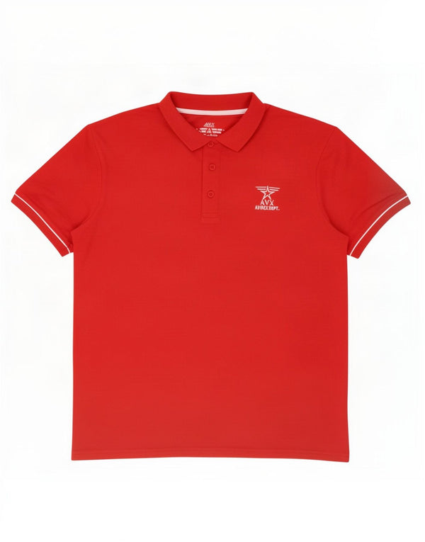 Polo da donna Avirex UK 18 XL rosso cotone
