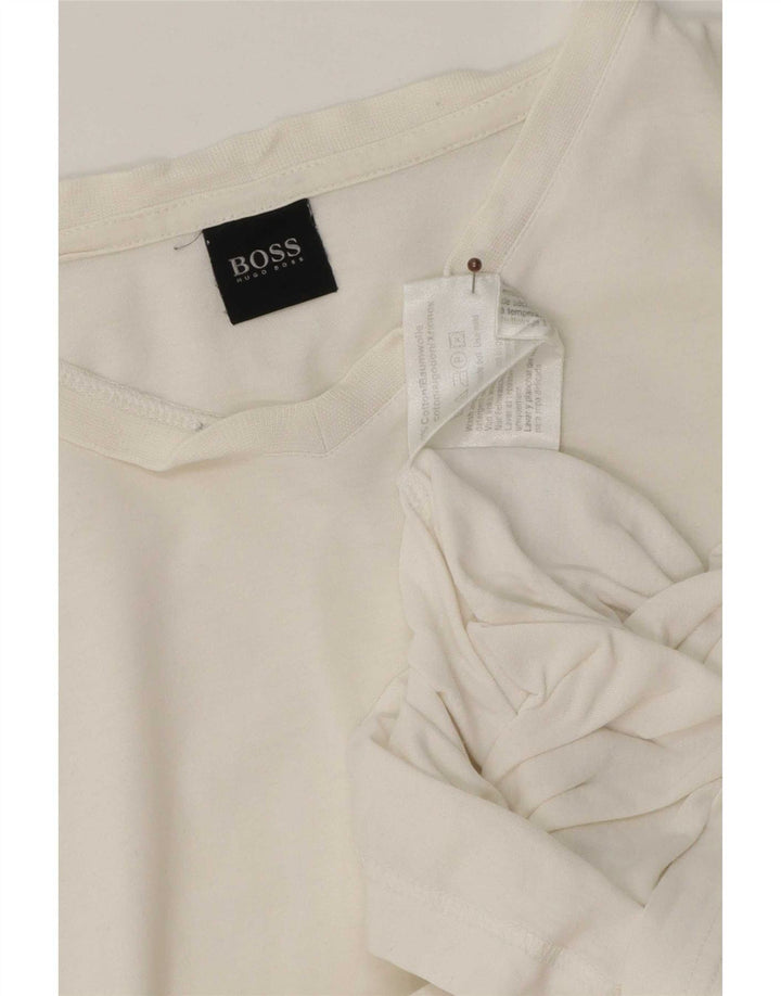 T-shirt da uomo Hugo Boss Top XL in cotone bianco