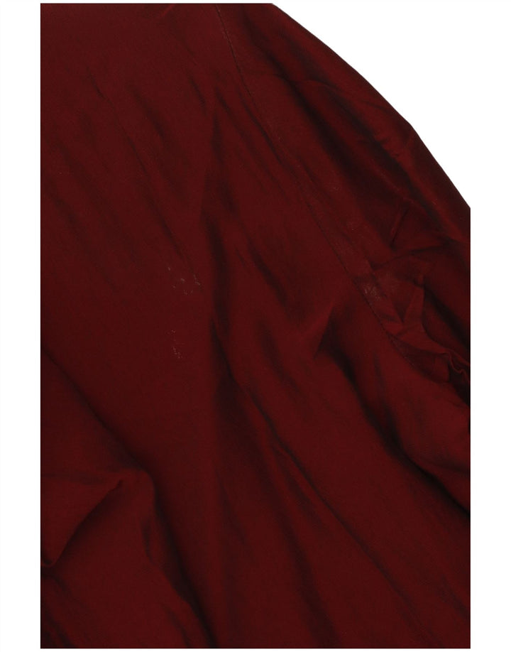 Camicetta vintage da donna Top IT 42 Viscosa bordeaux medio