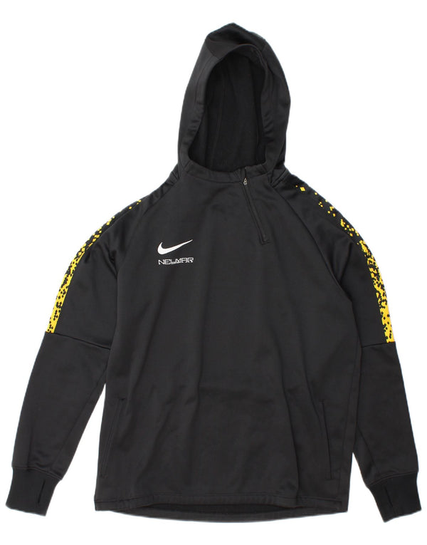 Felpa con cappuccio grafica Nike Dri Fit da ragazzo 13-14 anni XL poliestere grigio