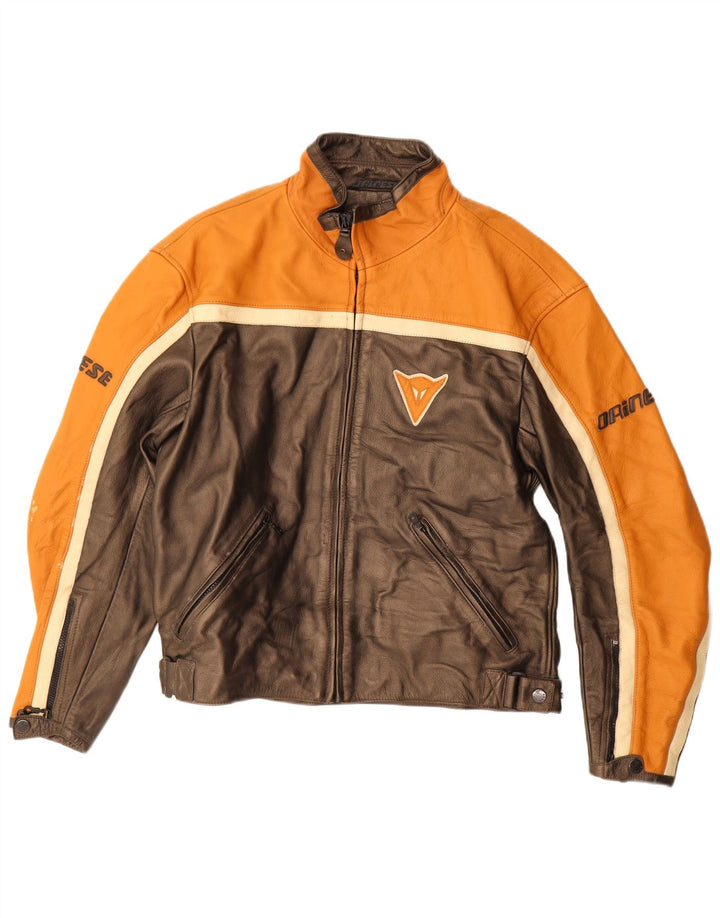 Giacca Dainese Graphic Racer da uomo IT 56 XL Marrone Colourblock