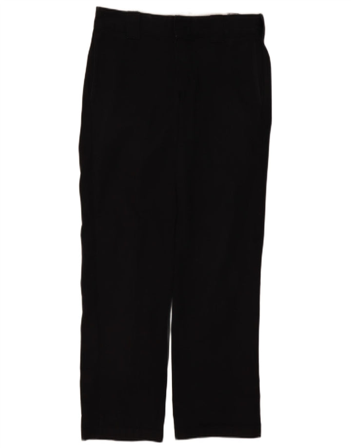 Pantaloni chino dritti slim da uomo Dickies W30 L32 poliestere nero