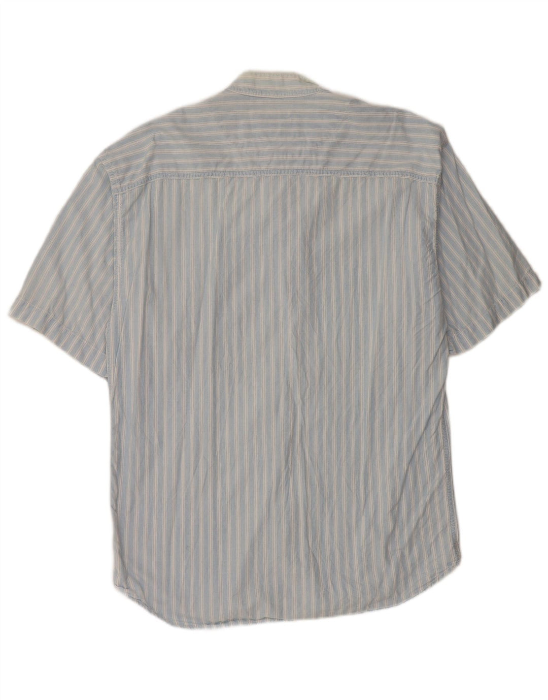 Camicia a maniche corte da uomo Levi's in cotone a righe grandi blu