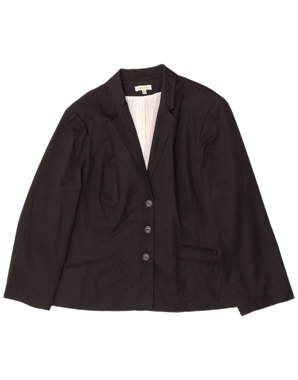 Giacca blazer a 3 bottoni Autograph da donna Marks & Spencer UK 22 3XL Nera