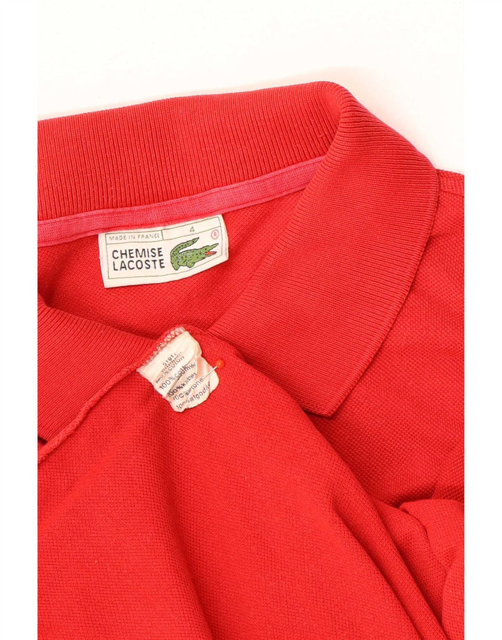 Polo da uomo Lacoste taglia 4 media rossa