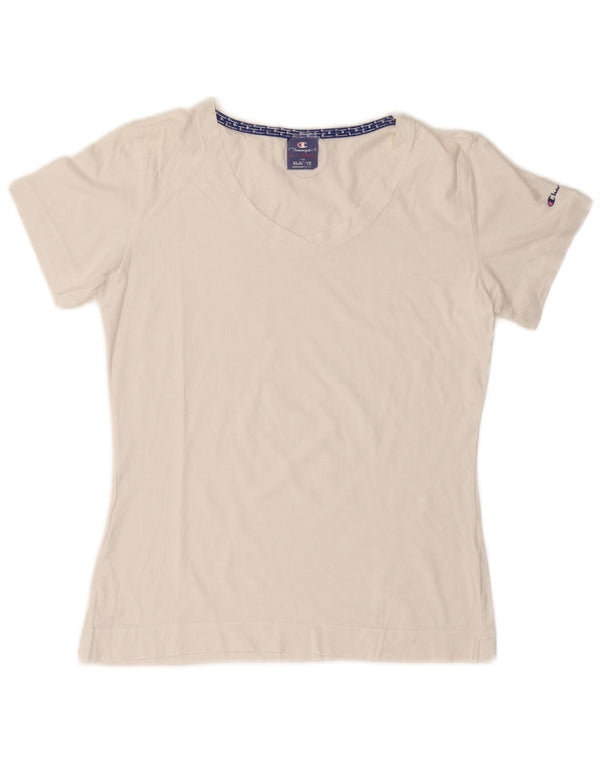 Maglietta da donna CHAMPION Top UK 18 XL Bianca