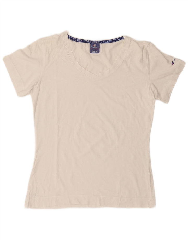 Maglietta da donna CHAMPION Top UK 18 XL Bianca