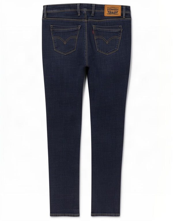 Jeans skinny Levi's 711 da donna W30 L30 in cotone blu navy