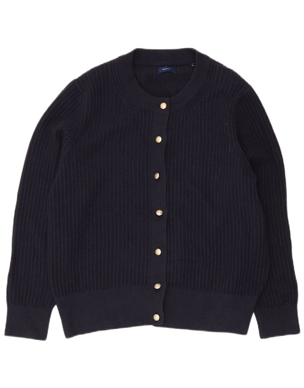 Maglione cardigan da donna Gant UK 18 XL cotone blu navy