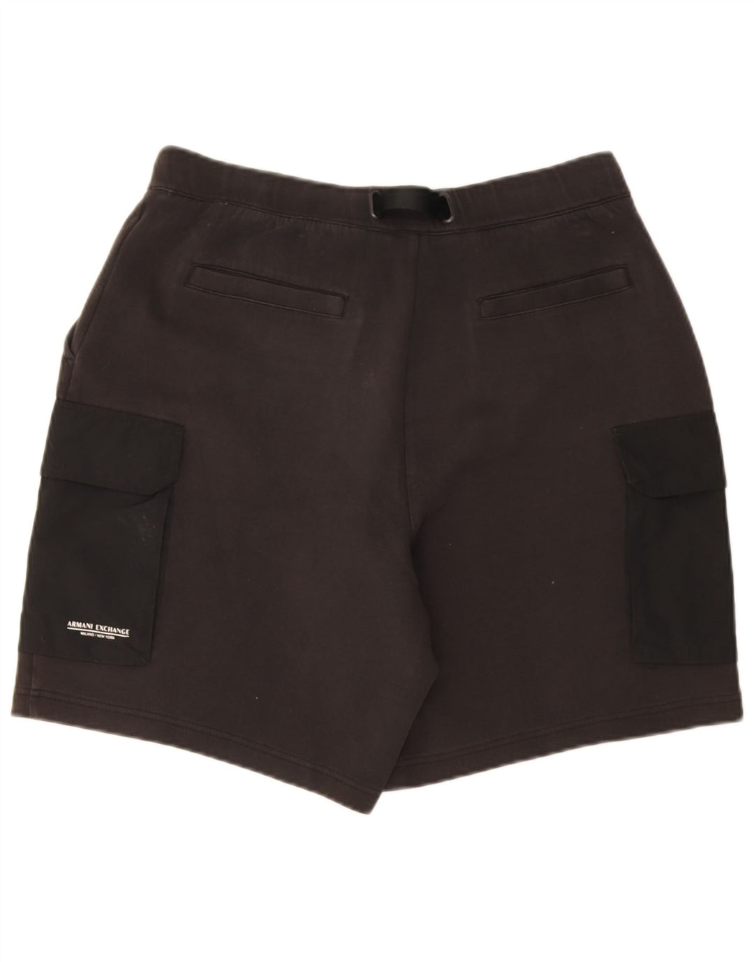 Pantaloncini cargo da uomo Armani Exchange Large W34 in cotone nero