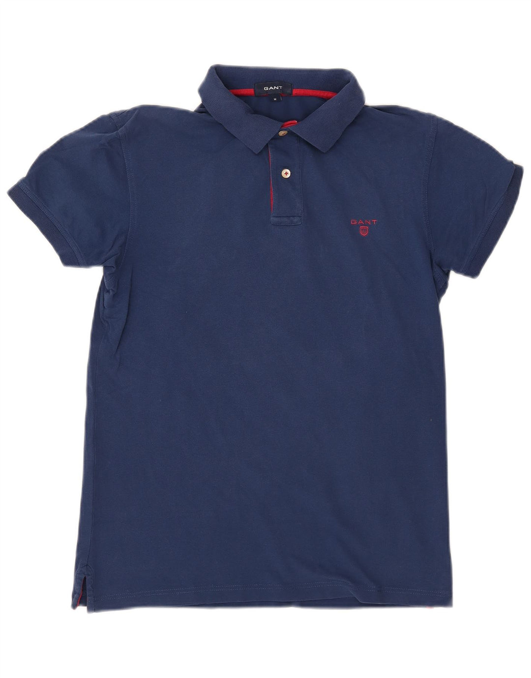 Polo da uomo GANT in cotone blu navy medio