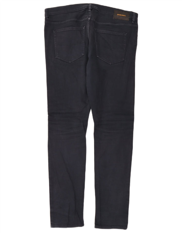 Jeans slim da uomo D-Luster Diesel W34 L34 cotone blu navy
