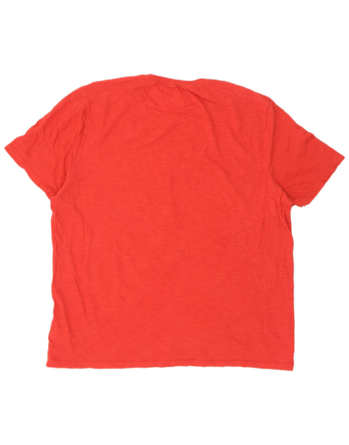 T-shirt grafica da uomo Gap Top XL in cotone rosso