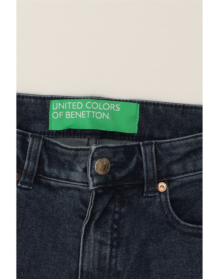 BENETTON Womens Straight Jeans W28 L27 Blue Cotton Vintage Benetton and Second-Hand Benetton from Messina Hembry 