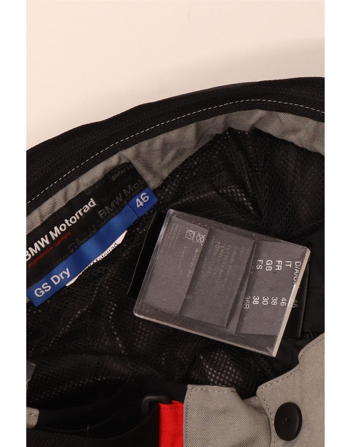 Pantaloni Moto Racer da uomo BMW MOTORRAD W30 L32 Poliestere color block grigio