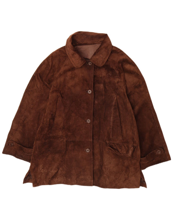 Giacca Donna Scamosciata Conbipel IT 46 Large Pelle Marrone