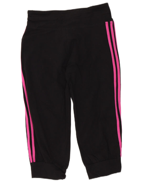 Pantaloncini sportivi Adidas da donna Bermuda UK 8 piccoli sportivi in cotone nero