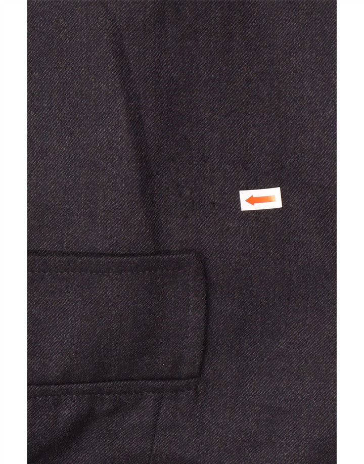 LUIGI BIANCHI Giacca blazer lunga da uomo IT 48 Medio Blu Navy Classico