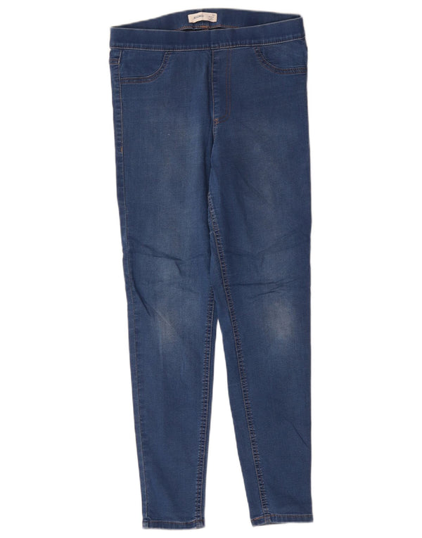 Jeans Jeggings da donna Marks & Spencer UK 10 piccoli W28 L27 cotone blu