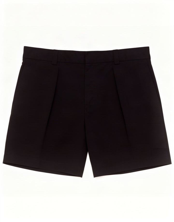 Topshop Pantaloncini chino con pegged da donna UK 12 Medium W30 Poliestere nero