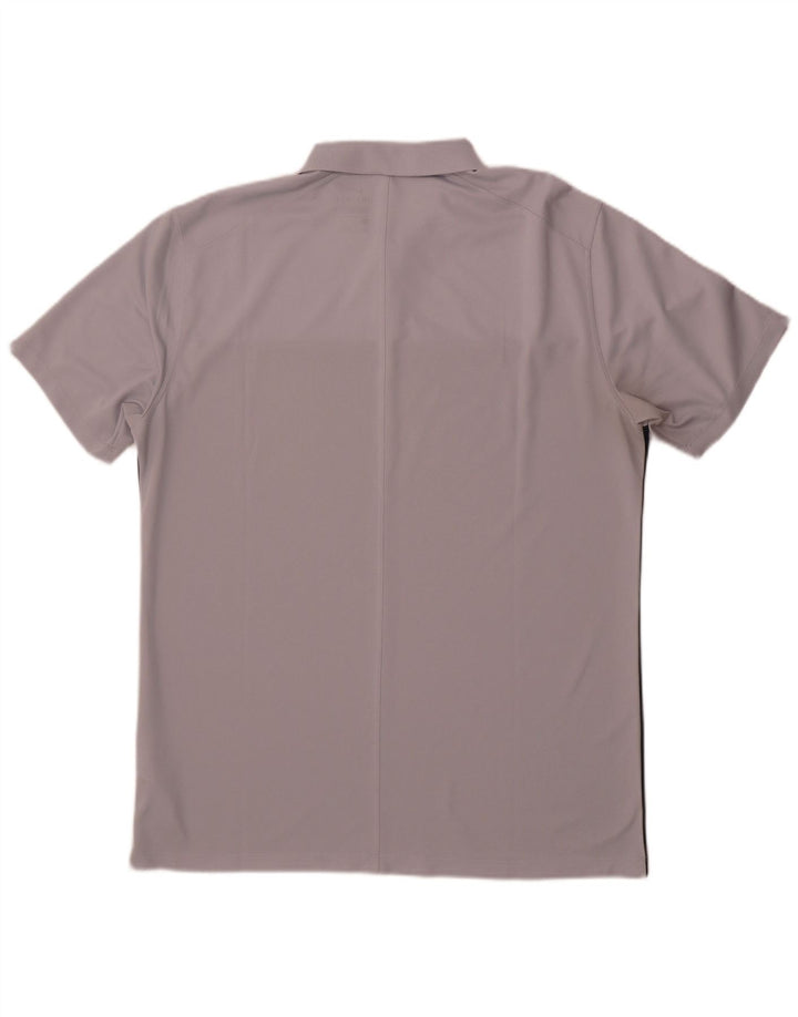 Polo Nike da uomo Dri Fit vestibilità standard, blocco colore blu navy medio