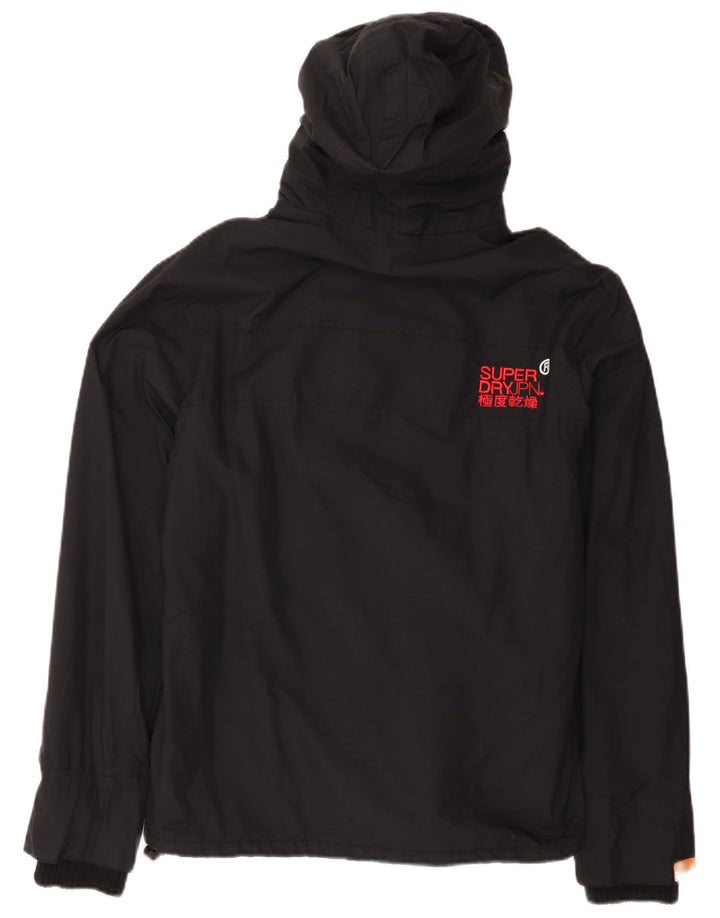 Giacca a vento grafica da donna Superdry UK 14 media nera