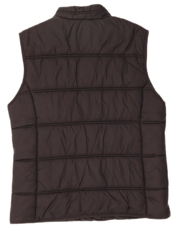 Crew Clothing Womens Padded Gilet UK 14 Large Black Nylon