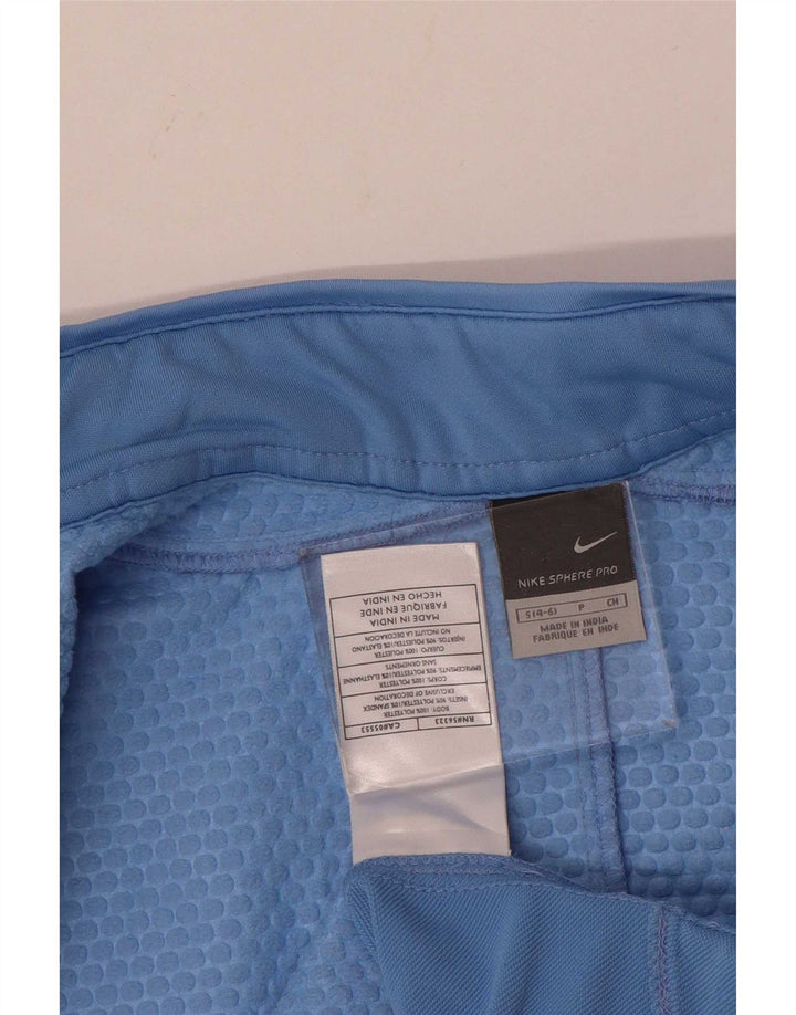 Giacca da ginnastica senza maniche da donna Nike US 4/6 piccola blu poliestere
