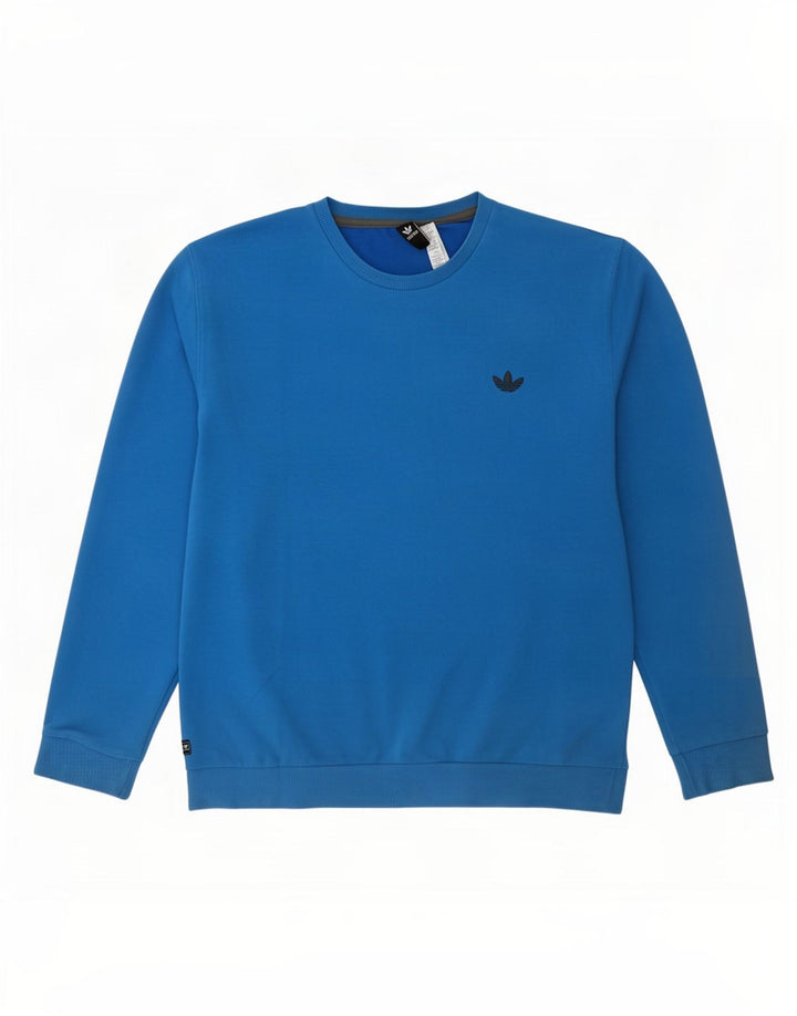 Felpa Adidas Uomo Maglione XL Blu