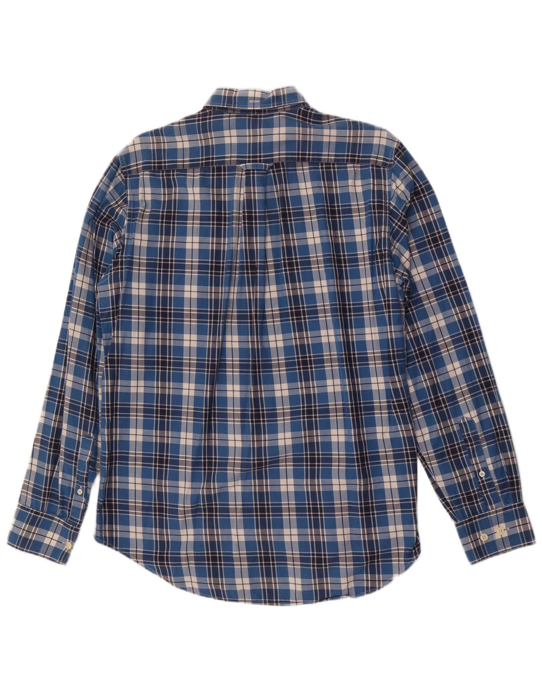 Gant Camicia da uomo vestibilità regolare in cotone a quadri blu medio