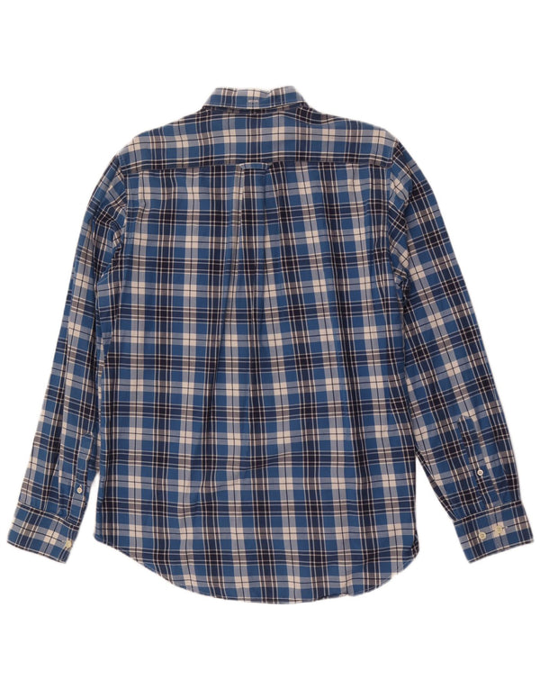 Gant Camicia da uomo vestibilità regolare in cotone a quadri blu medio