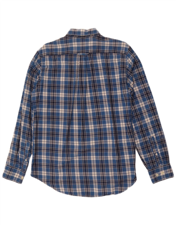 Gant Camicia da uomo vestibilità regolare in cotone a quadri blu medio