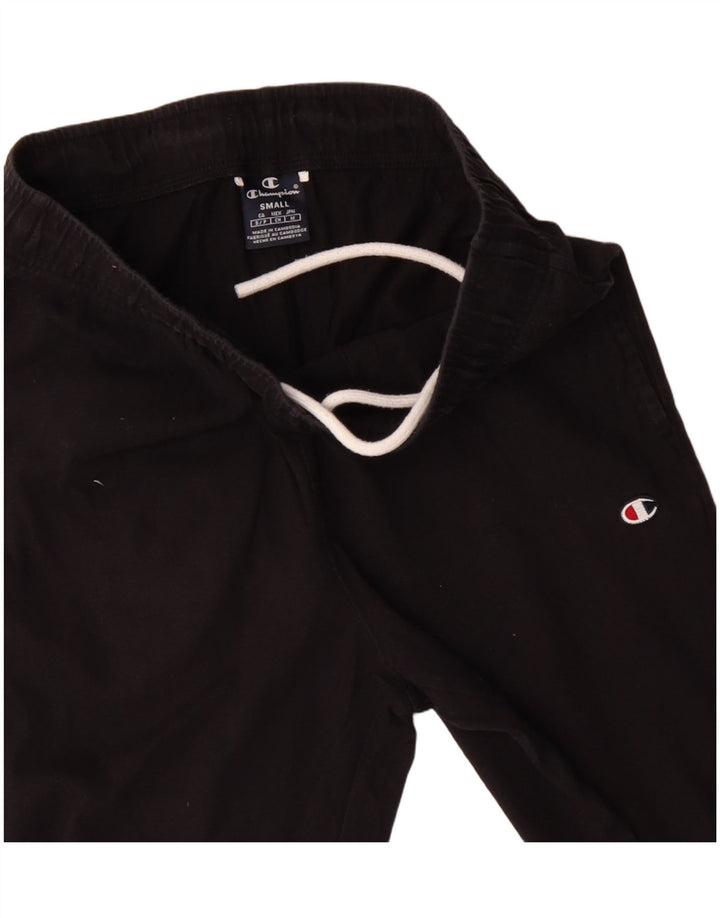 Pantaloni da tuta da uomo Champion Joggers piccoli in cotone nero