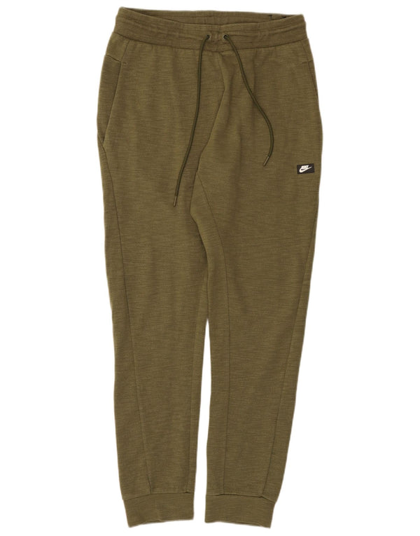 Pantaloni da tuta da donna Nike Joggers UK 12 Medium Khaki Cotton