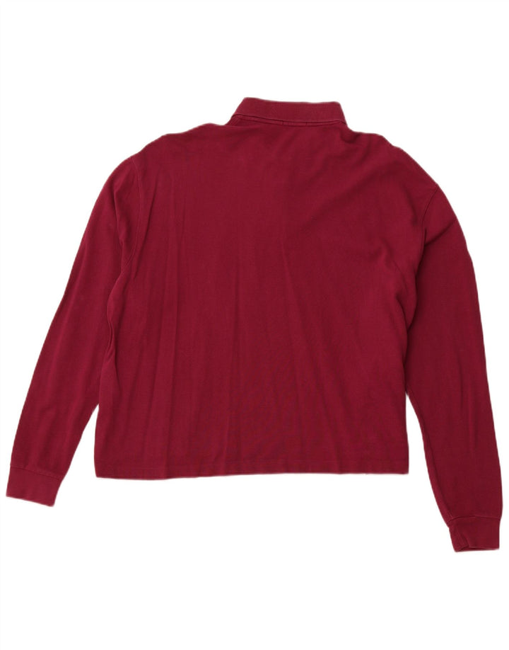 POLO RALPH LAUREN Polo corta oversize da donna UK 10 piccola rosa