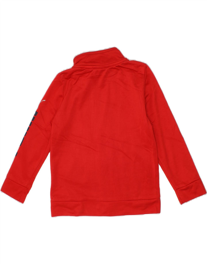 PUMA Boys Graphic Tracksuit Top Jacket 2-3 Years Red Polyester Vintage Puma and Second-Hand Puma from Messina Hembry 