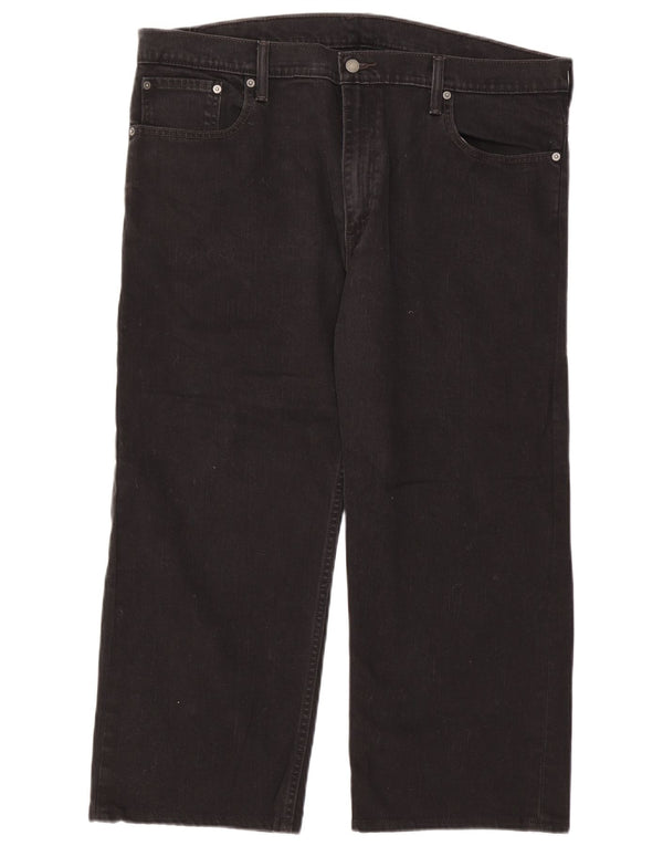 Levi's Uomo 569 Jeans cropped vestibilità ampia W40 L24 Cotone nero