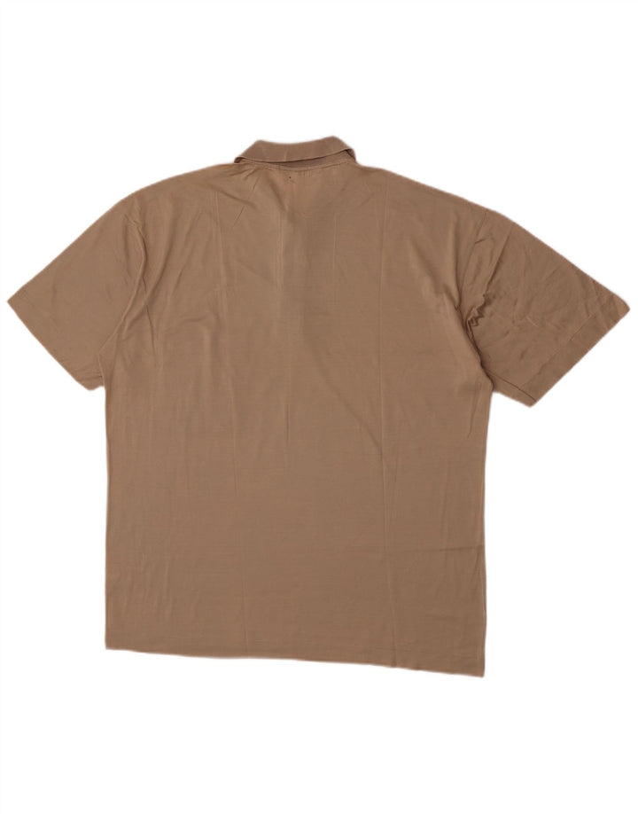 Polo da uomo Cacharel grande in cotone beige