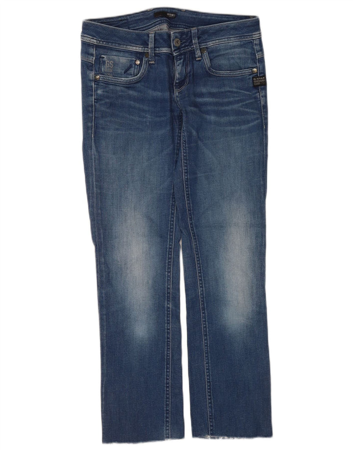 Jeans dritti da donna G-Star W27 L27 cotone blu