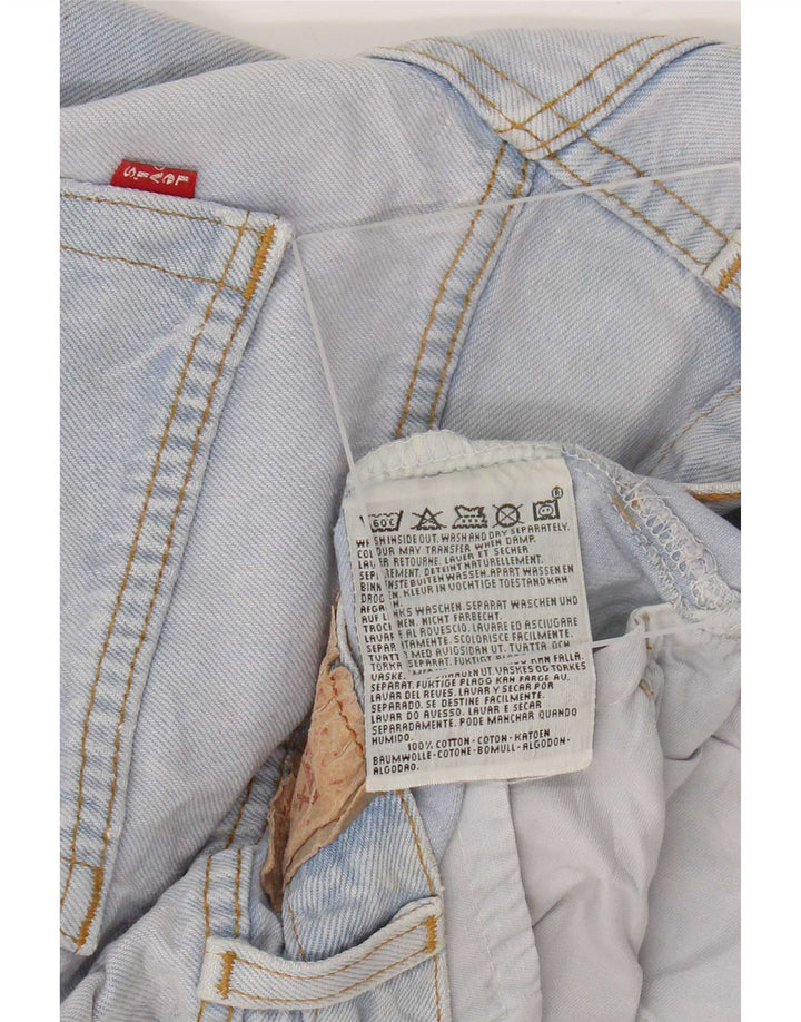 Jeans dritti da uomo Levi's W34 L31 in cotone blu