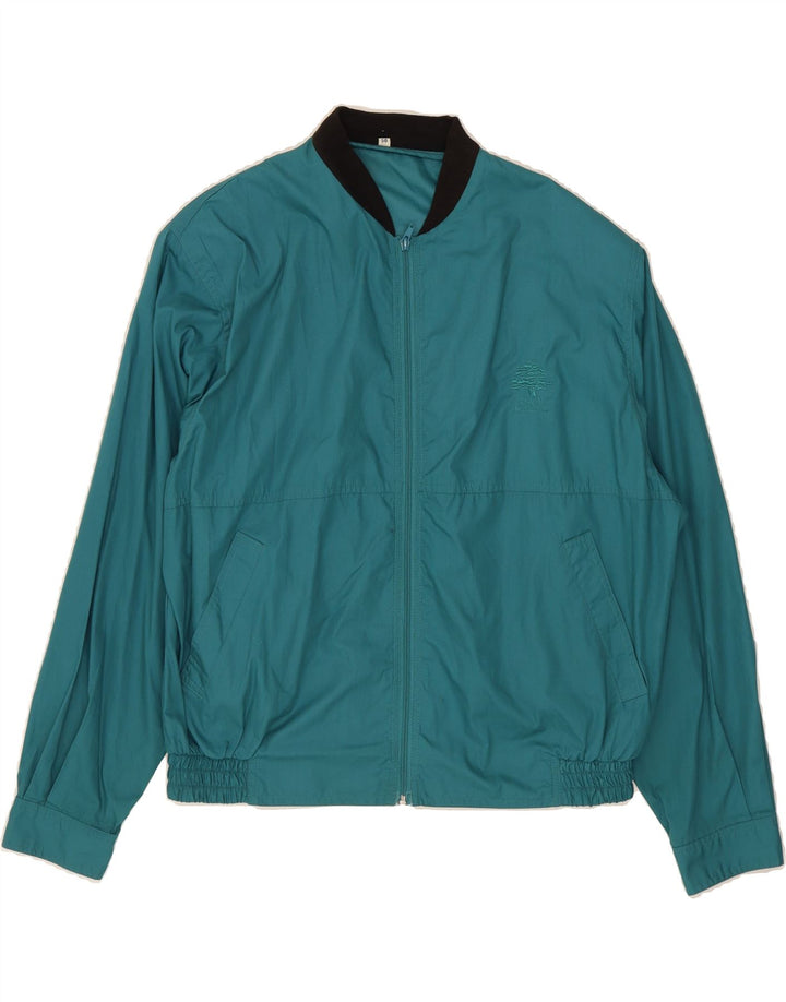 VINTAGE Mens Tracksuit Top Jacket IT 50 Medium Blue Polyester Vintage Vintage and Second-Hand Vintage from Messina Hembry 