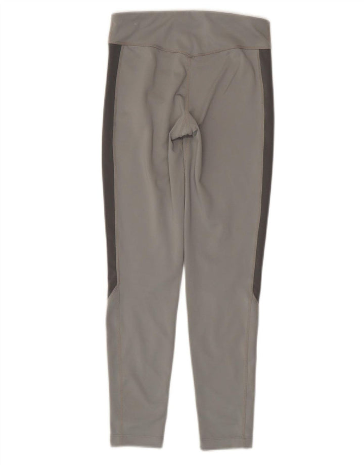 Leggings Dri Fit NIKE per ragazze 10-11 anni in poliestere color block grigio medio