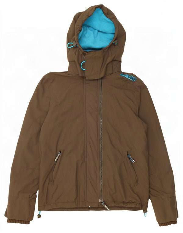 Giacca a vento grafica da donna Superdry UK 14 Medium Khaki