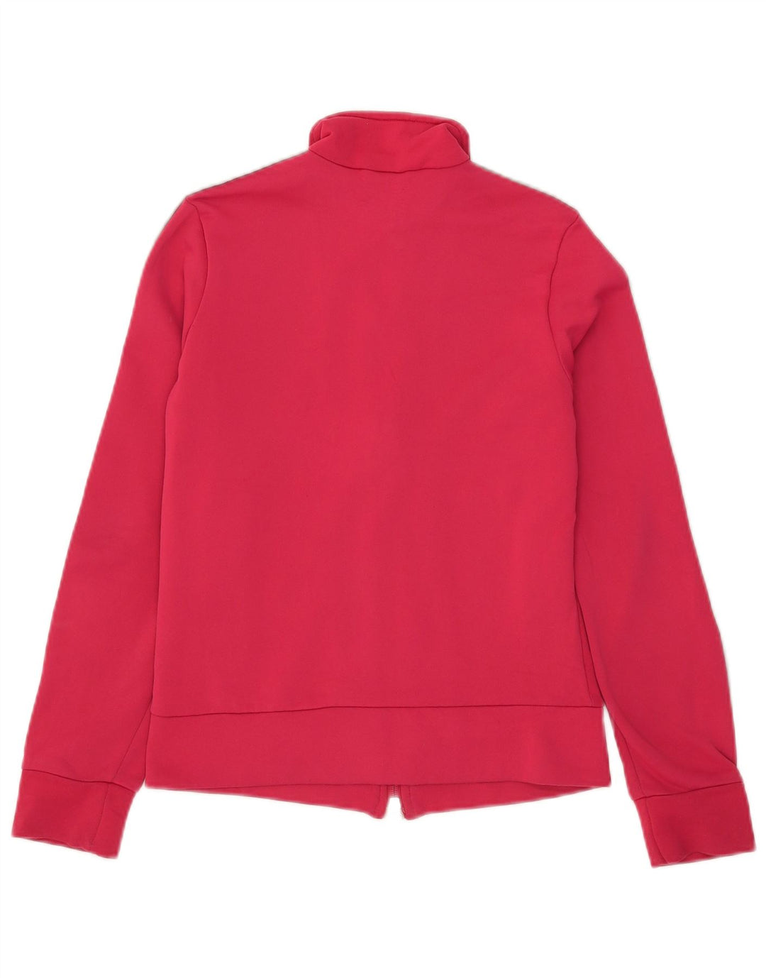 Giacca da tuta da donna Adidas UK 12 poliestere rosa medio