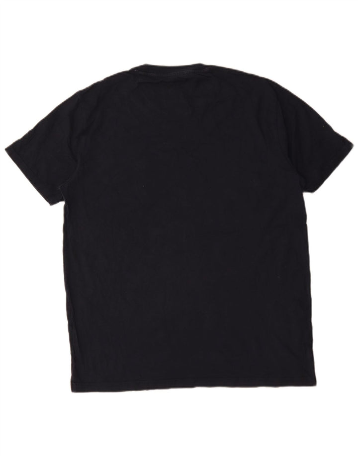 T-shirt da uomo Penguin Top grande in cotone blu navy