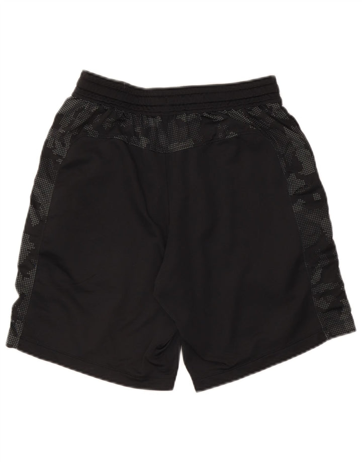 Pantaloncini sportivi da uomo Under Armour piccoli in poliestere mimetico nero
